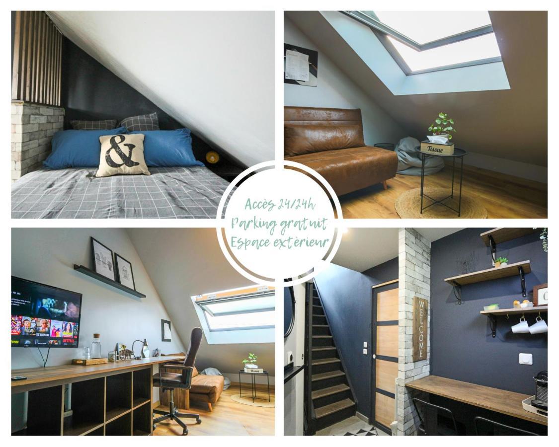 Maisonnette En Duplex Avec Terrasse Breux-Jouy Dış mekan fotoğraf